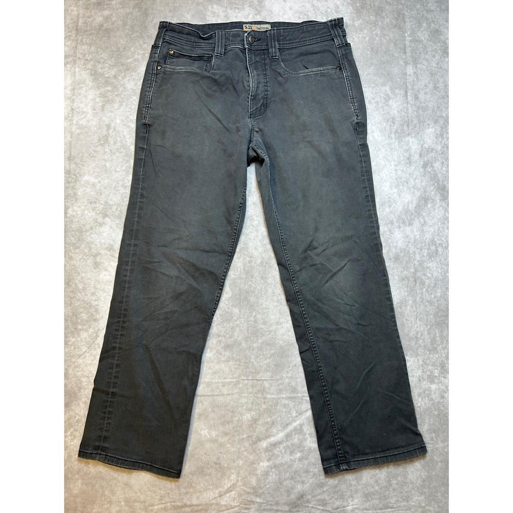 5.11 Tactical Mens Pants 33x30 Gray Straight Leg Workwear Utility 1109